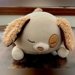 KELLYTOY | Squishmallow Hug Mees Harrison Puppy Dog Stuffed Animal Plush Doll